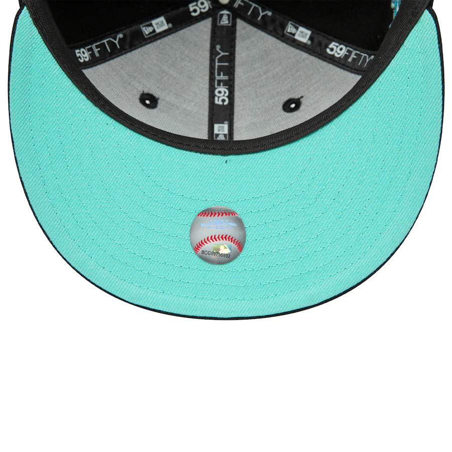 New Era Anaheim Angels 40th Season Black Light 59FIFTY Fitted Hat