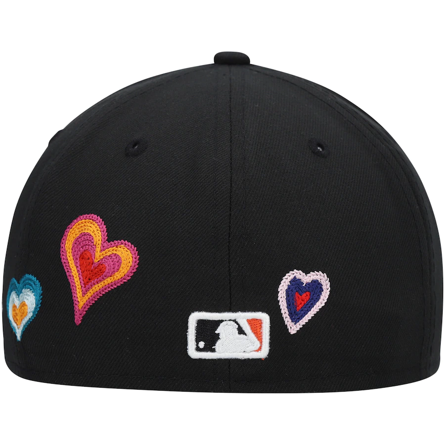 New Era San Francisco Giants Black Chain Stitch Heart 59FIFTY Fitted Hat