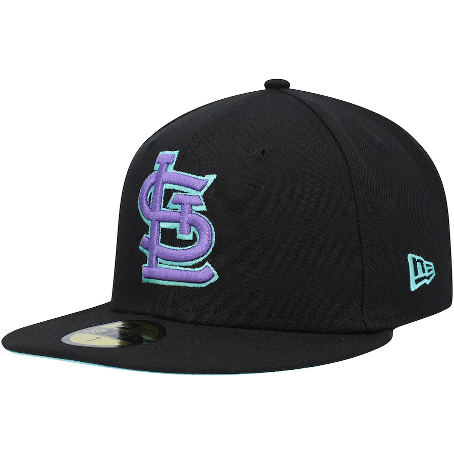 New Era St. Louis Cardinals Busch Stadium 30th Anniversary Black Light 59FIFTY Fitted Hat