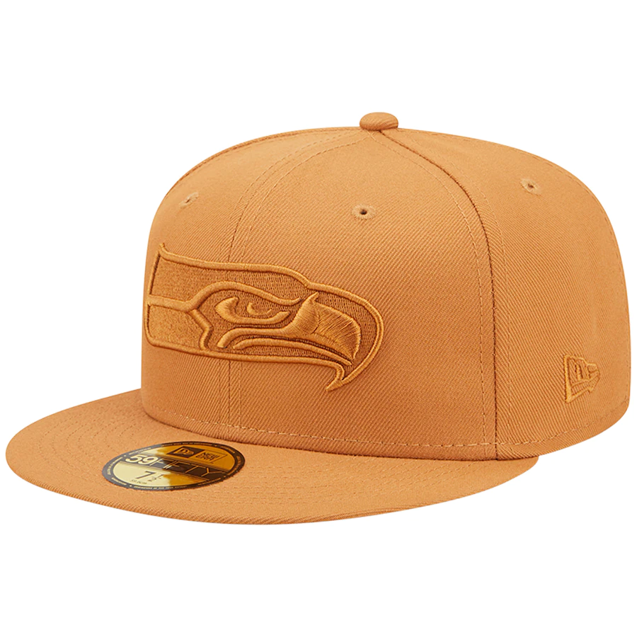 New Era Seattle Seahawks Panama Tonal Team Color Pack 59FIFTY Fitted Hat