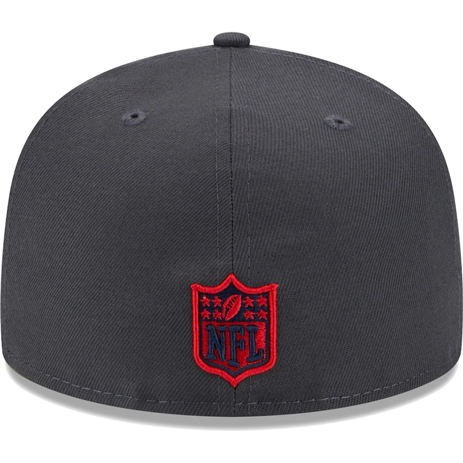 New Era New England Patriots Graphite Color Dim 59FIFTY Fitted Hat