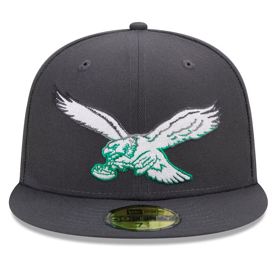 New Era Philadelphia Eagles Alt Graphite Color Dim 59FIFTY Fitted Hat
