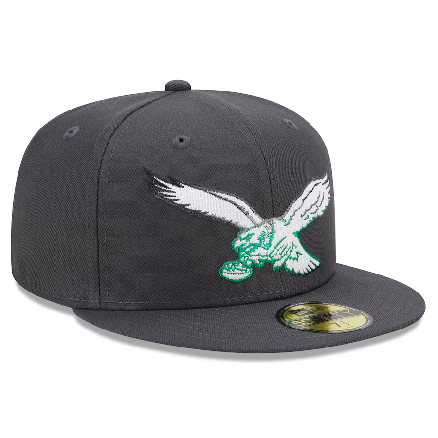 New Era Philadelphia Eagles Alt Graphite Color Dim 59FIFTY Fitted Hat