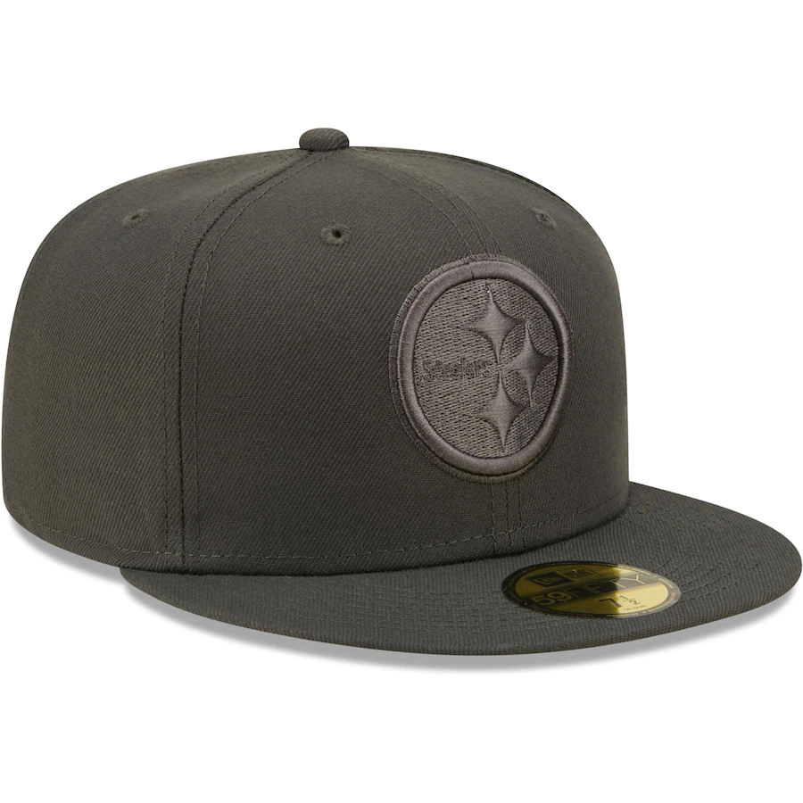 New Era Pittsburgh Steelers Graphite Color Pack 59FIFTY Fitted Hat