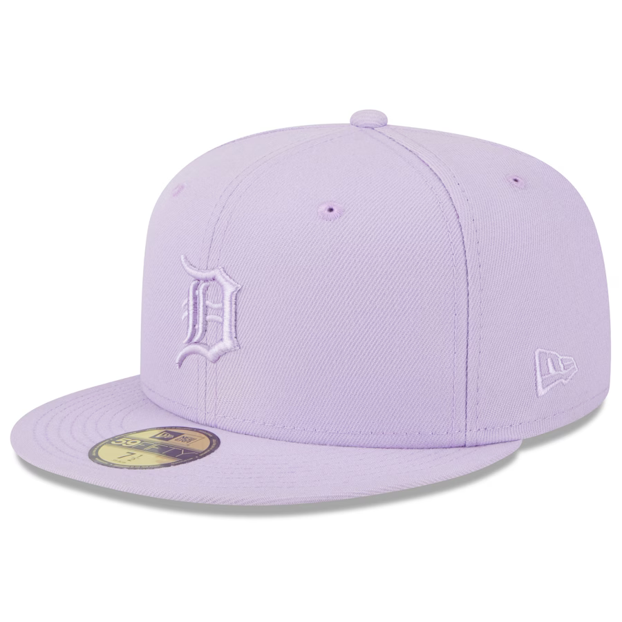 New Era Detroit Tigers Lavender 59FIFTY Fitted Hat