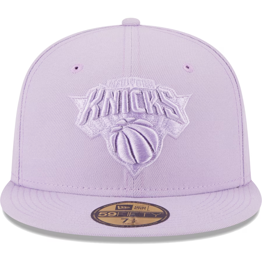 New Era New York Knicks Lavender 59FIFTY Fitted Hat