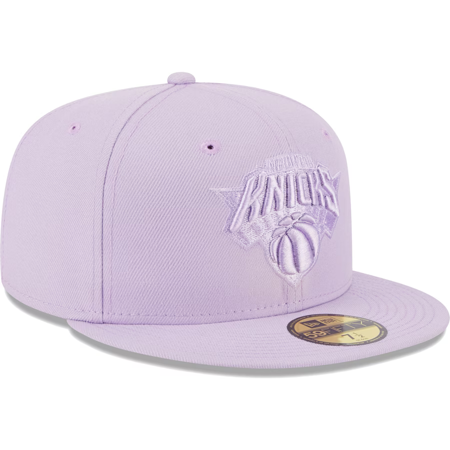 New Era New York Knicks Lavender 59FIFTY Fitted Hat