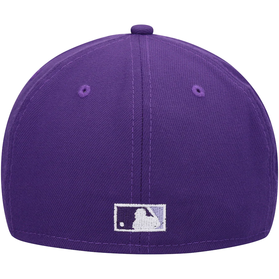 New Era Colorado Rockies Purple Lavender Undervisor 59FIFTY Fitted Hat