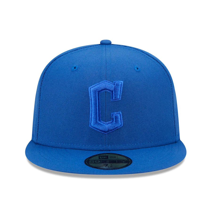 New Era Cleveland Guardians Royal Blue Tonal 59FIFTY Fitted Hat