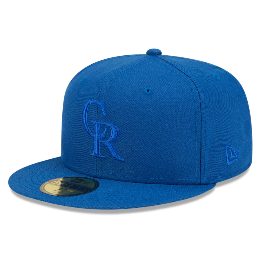 New Era Colorado Rockies Royal Blue Tonal 59FIFTY Fitted Hat