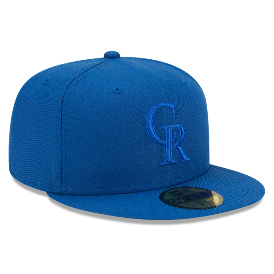 New Era Colorado Rockies Royal Blue Tonal 59FIFTY Fitted Hat