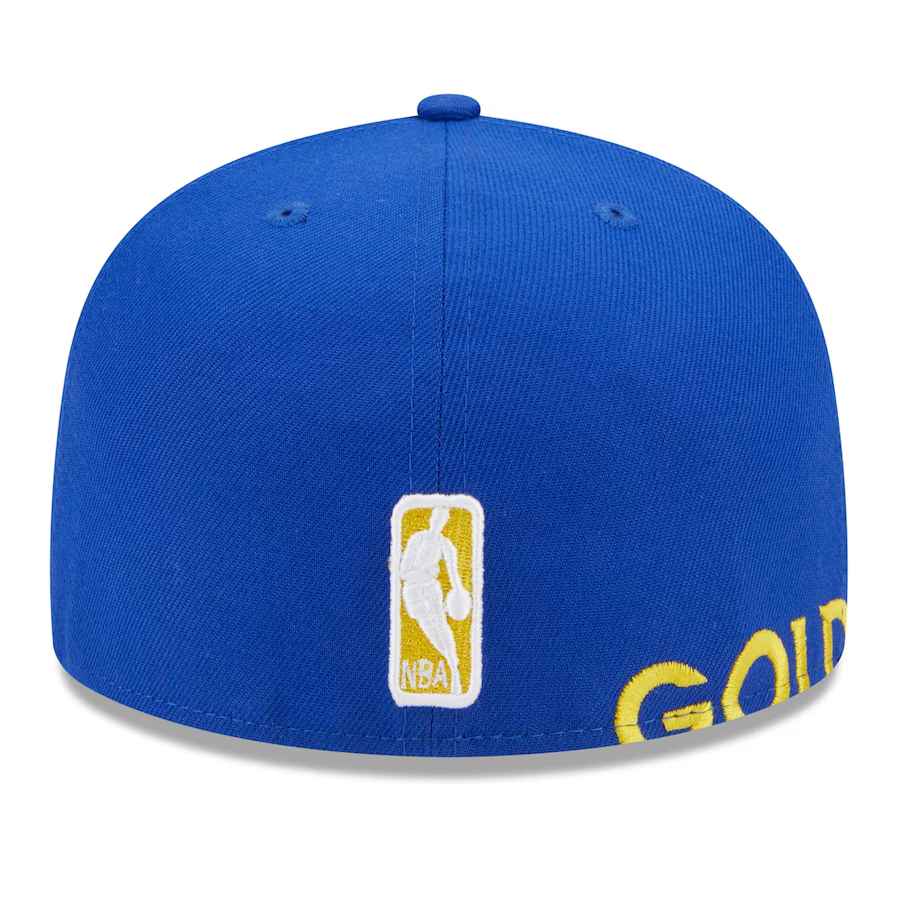 New Era Golden State Warriors Side Arch Jumbo 59FIFTY Fitted Hat