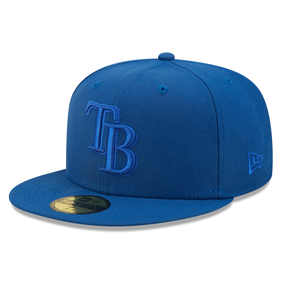 New Era Tampa Bay Rays Royal Blue Tonal 59FIFTY Fitted Hat