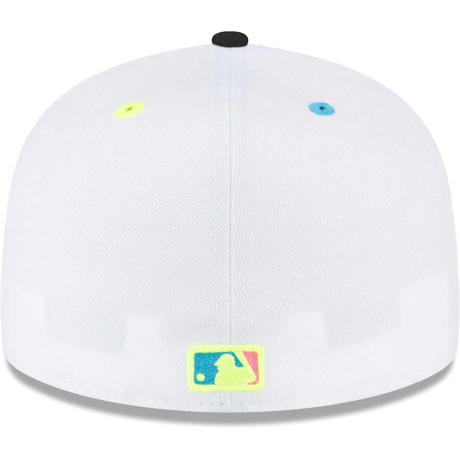 New Era Cleveland Guardians White Neon Eye 59FIFTY Fitted Hat