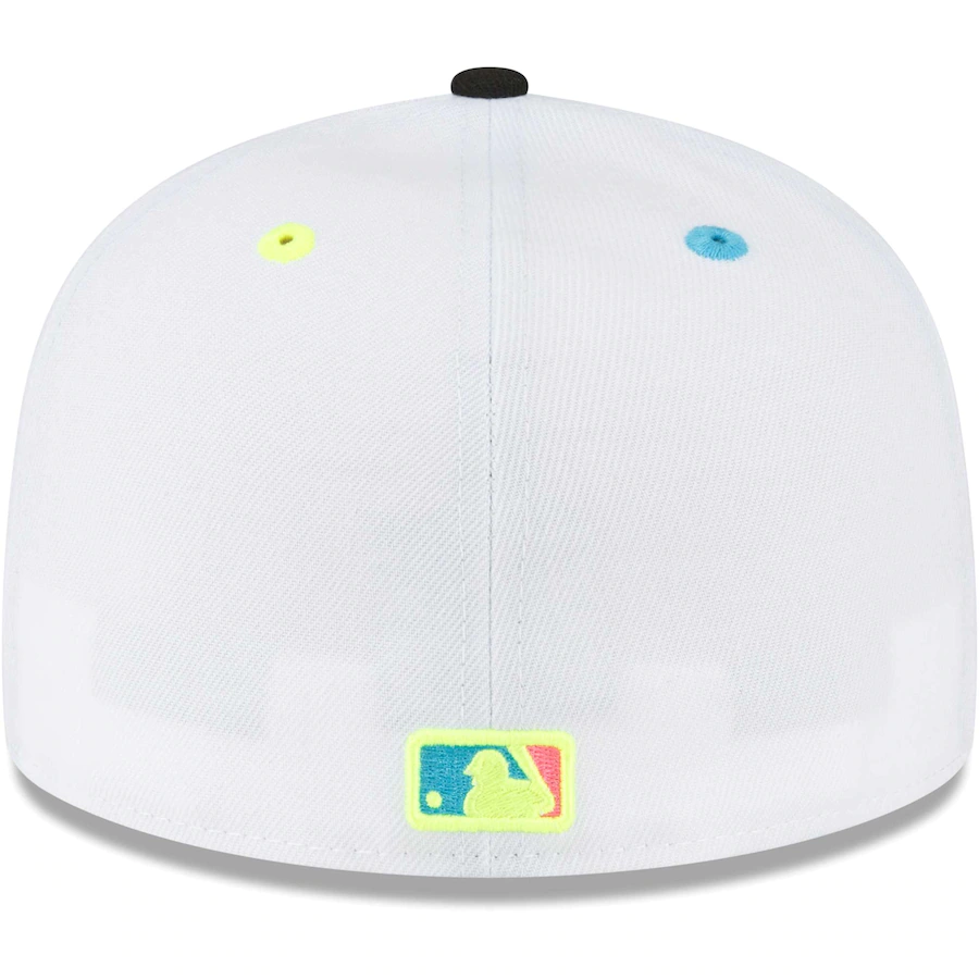 New Era Milwaukee Brewers White Neon Eye 59FIFTY Fitted Hat