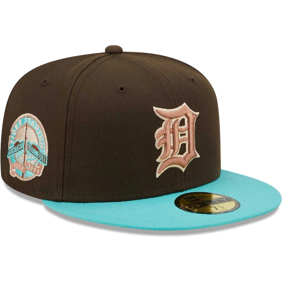 New Era Detroit Tigers Walnut Mint 2022 59FIFTY Fitted Hat