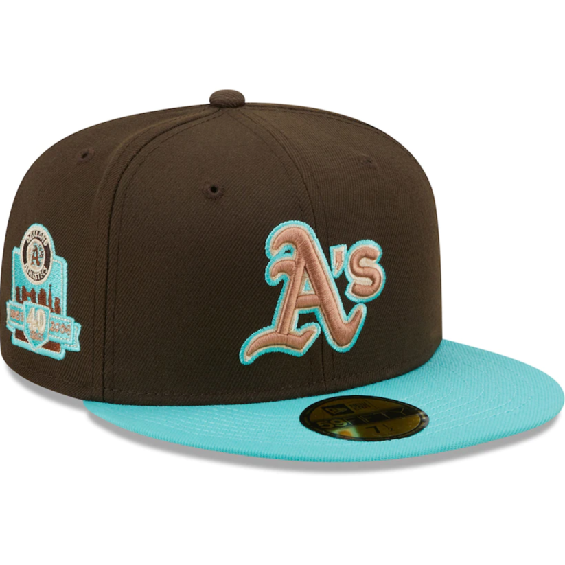 New Era Oakland Athletics Walnut Mint 2022 59FIFTY Fitted Hat