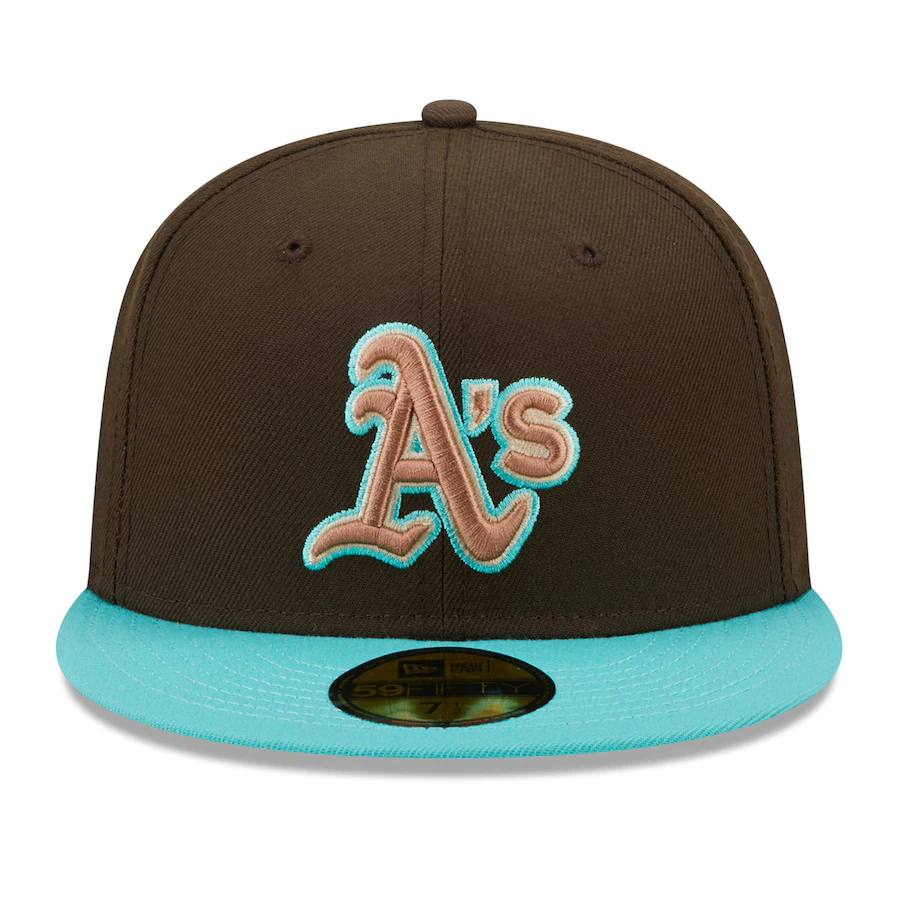 New Era Oakland Athletics Walnut Mint 2022 59FIFTY Fitted Hat