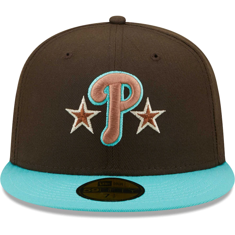 New Era Philadelphia Phillies Walnut Mint 2022 59FIFTY Fitted Hat