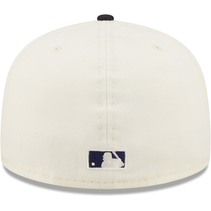 New Era Washington Senators White/Navy Cooperstown Collection 1956 All-Star Game Chrome 59FIFTY Fitted Hat