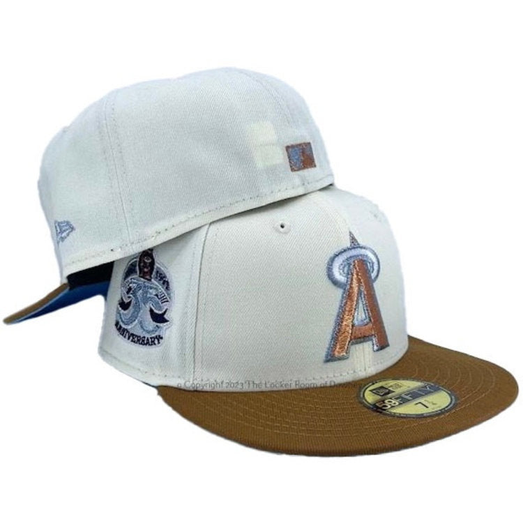 New Era Los Angeles Dodgers Ivory/Brown 35th Anniversary 59FIFTY Fitted Hat