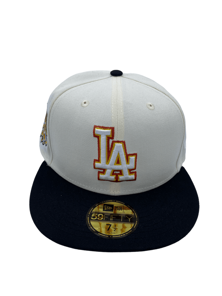 New Era Los Angeles Dodgers Cream Pulp Fiction 59FIFTY Fitted Hat