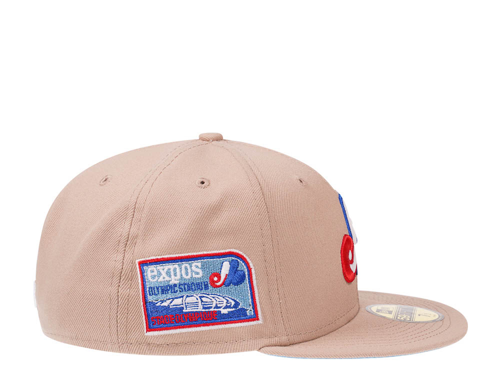 New Era Montreal Expos Olympic Stadium Glow Sand Edition 59FIFTY Fitted Hat
