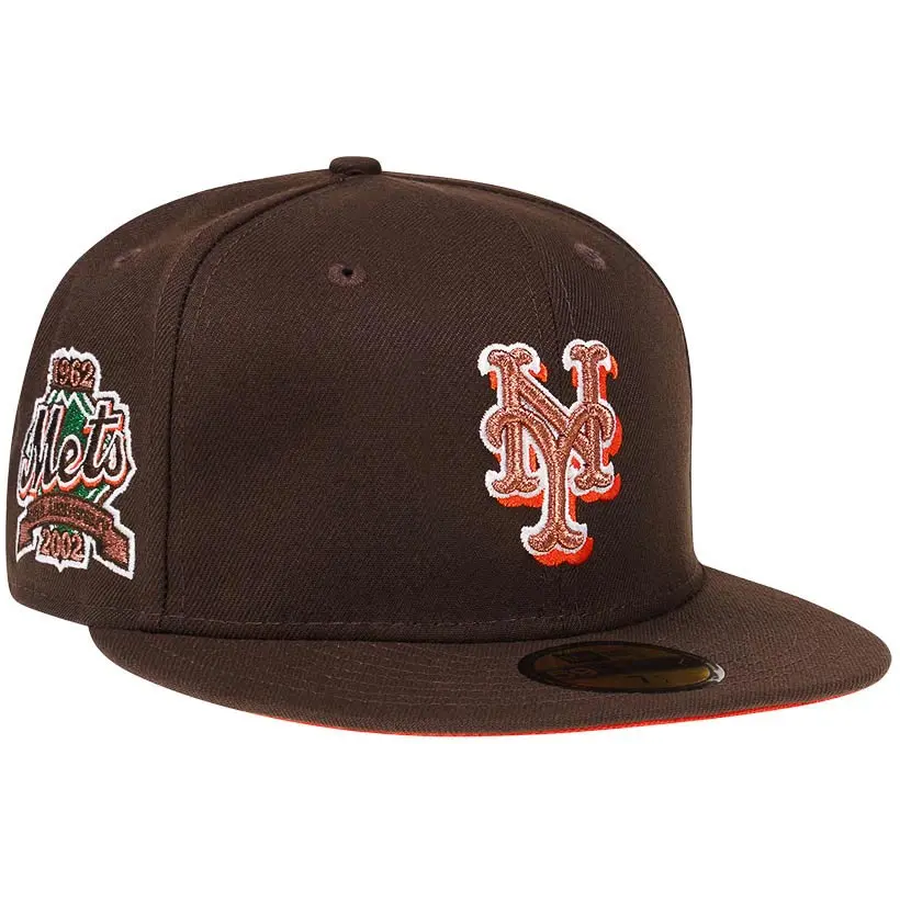 New Era New York Mets 40th Anniversary Copper Coffee Edition 59FIFTY Fitted Hat