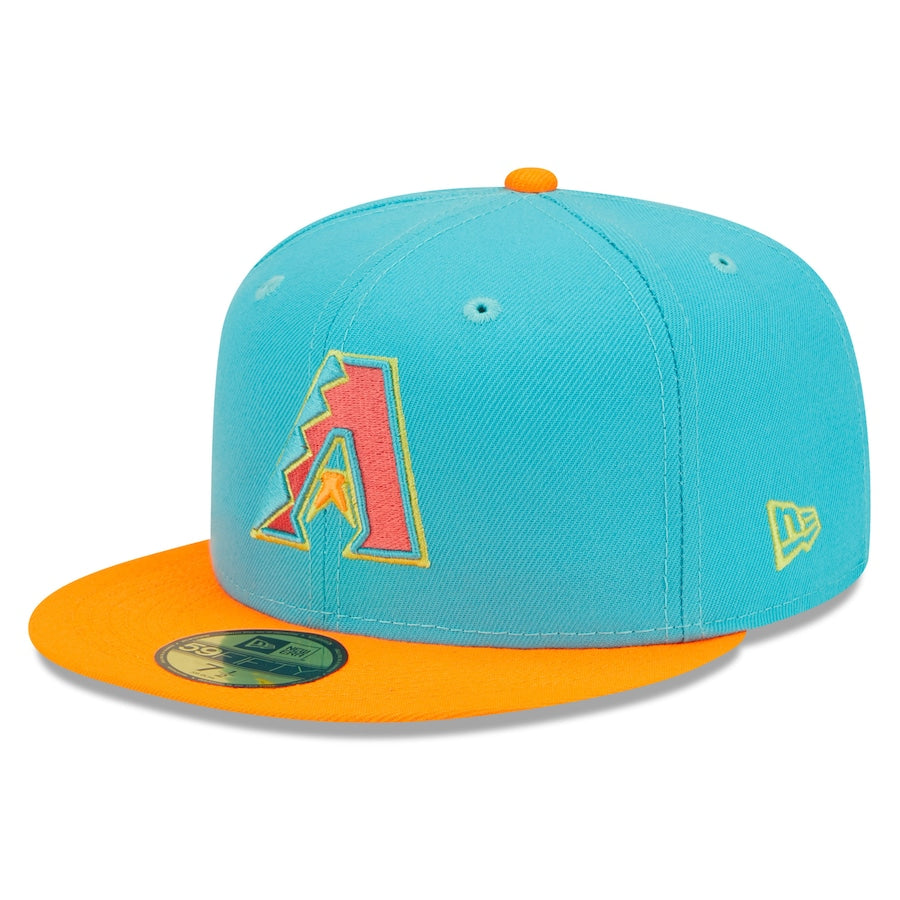 New Era Arizona Diamondbacks Blue/Orange Vice Highlighter 59FIFTY Fitted Hat