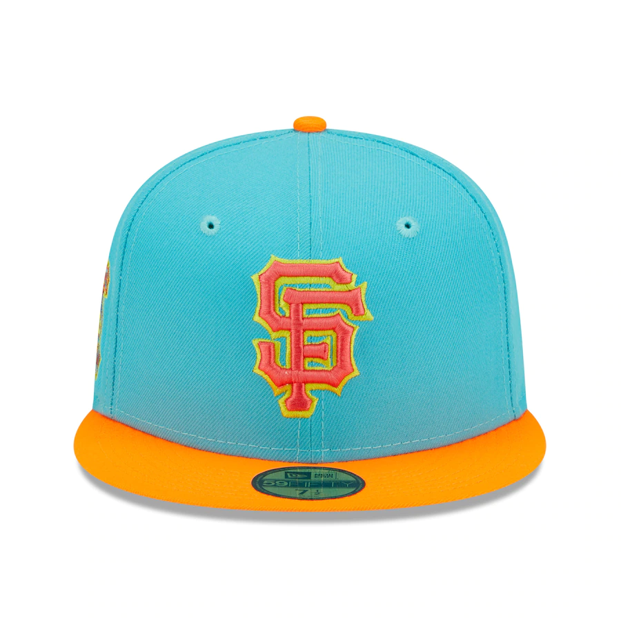 New Era Blue San Francisco Giants Vice Highlighter Logo 59FIFTY Fitted Hat