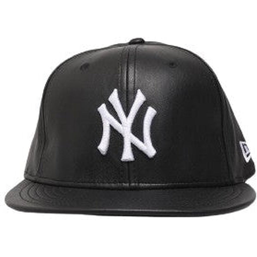 New Era 59Fifty NBA New York Knicks Team Faux Leather Fitted Hat
