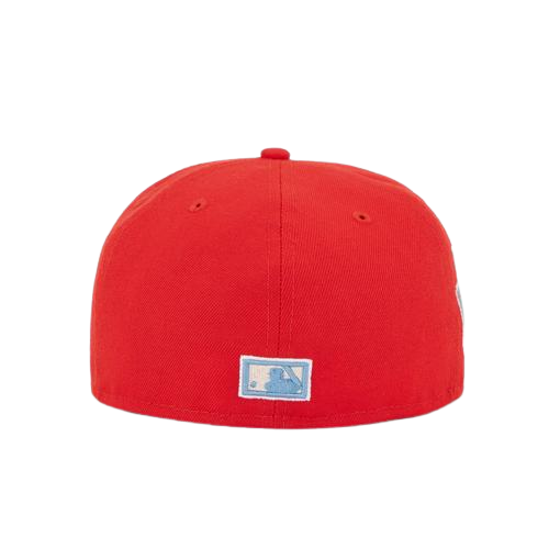 New Era Philadelphia Phillies Red "Brotherly Love" Sky Blue Undervisor 59FIFTY Fitted Hat