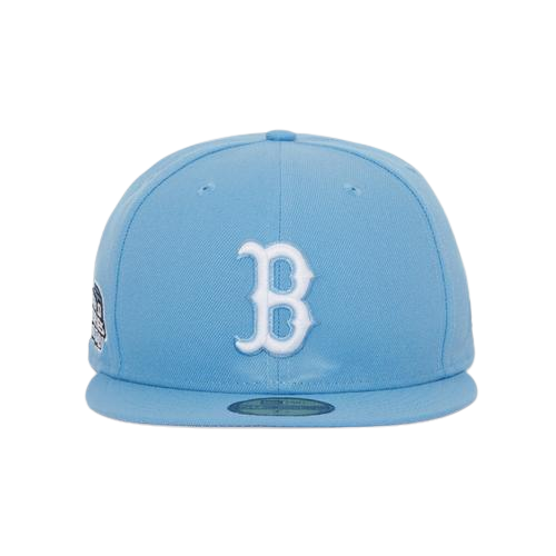 Lids Boston Red Sox New Era 2004 World Series Sky Blue Undervisor 59FIFTY  Fitted Hat - Tan