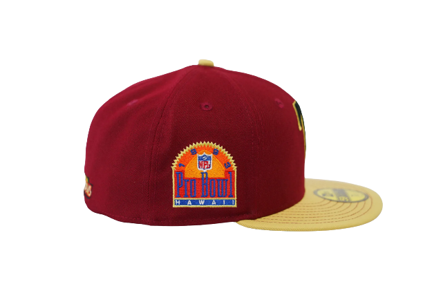 New Era Atlanta Falcons Burgundy 1993 Pro Bowl ‘Prime Time’ 59FIFTY Fitted Hat