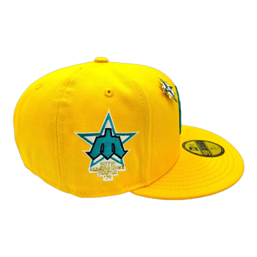 New Era Seattle Mariners Yellow/Teal 1979 All-Star Game 59FIFTY Fitted Hat