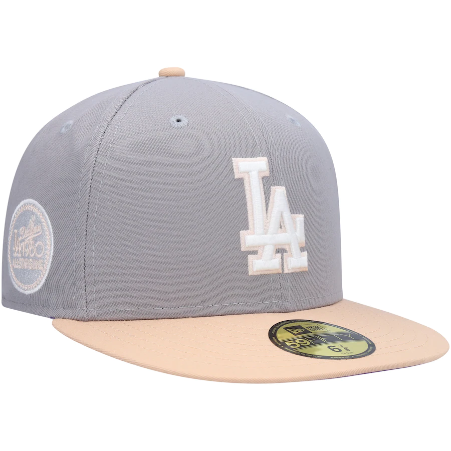 MLB Unisex New Jelly Beanie LA Dodgers Gray, Hats for Women