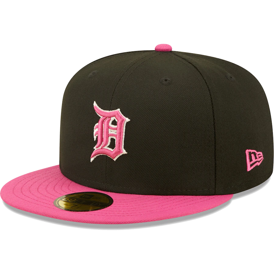 New Era Detroit Tigers Black/Pink 1984 World Series Champions Passion 59FIFTY Fitted Hat