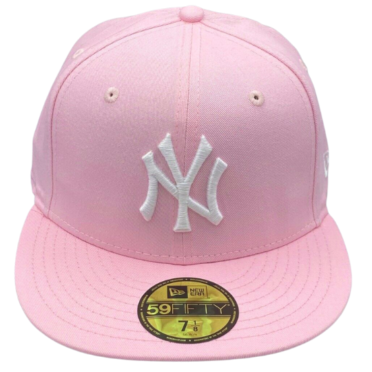 Shop New Era 59Fifty New York Yankees Pink Under Fitted Hat 70693659 multi
