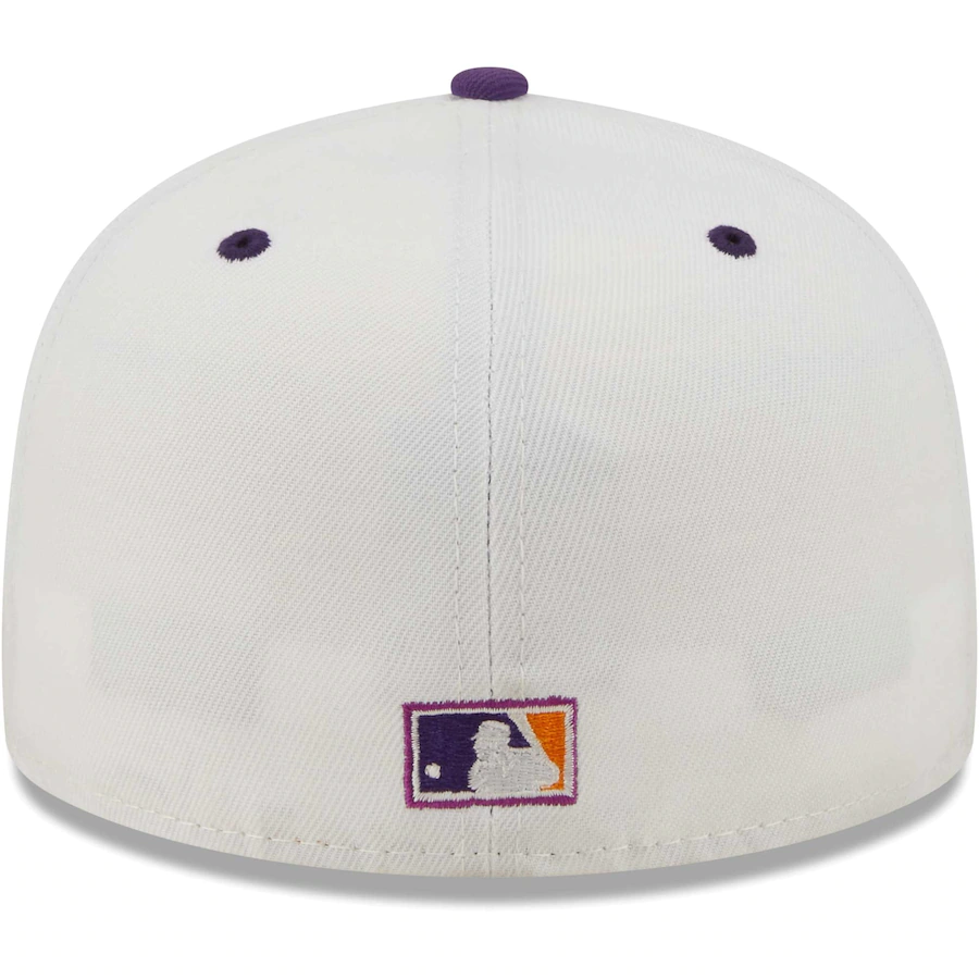 New Era Montreal Expos White/Purple 35th Anniversary Grape Lolli 59FIFTY Fitted Hat