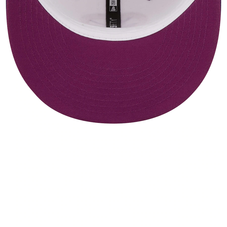 Men's New Era St. Louis Cardinals White/Purple 1966 All-Star Game Grape Lolli 59FIFTY Fitted Hat