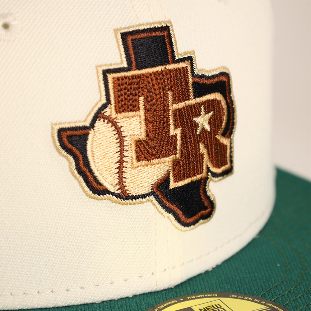 New Era Texas Rangers Chrome/Green Arlington Stadium 2023 59FIFTY Fitted Hat