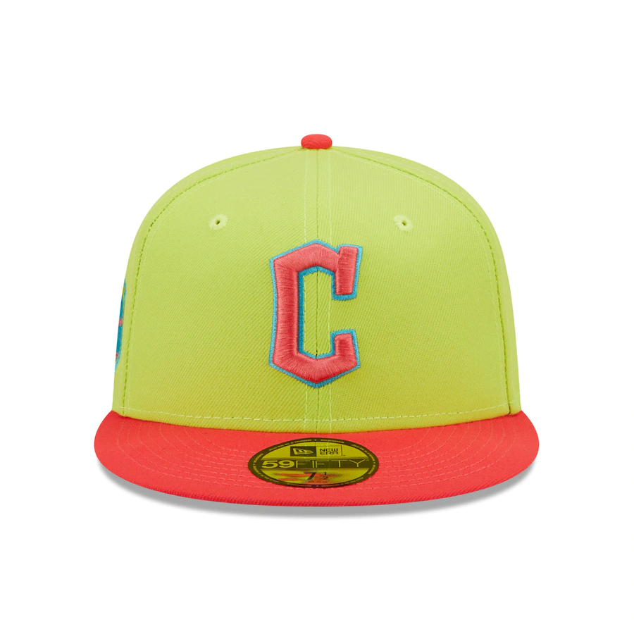 New Era Cleveland Guardians Cyber Highlighter 59FIFTY Fitted Hat