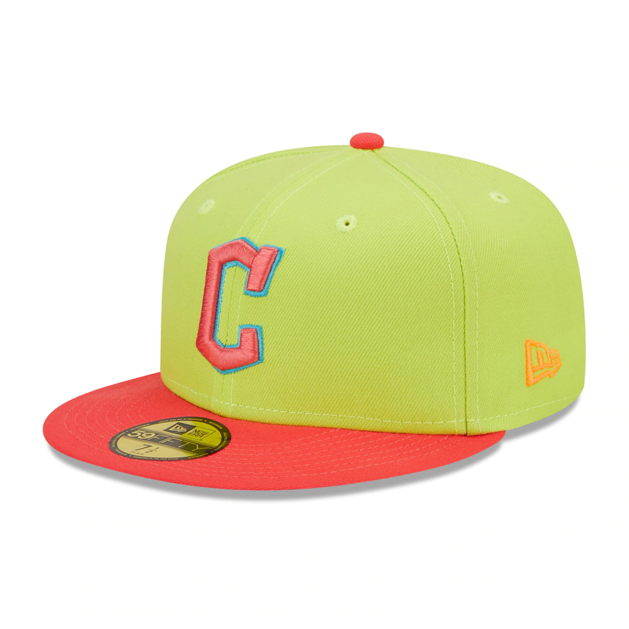 New Era Cleveland Guardians Cyber Highlighter 59FIFTY Fitted Hat