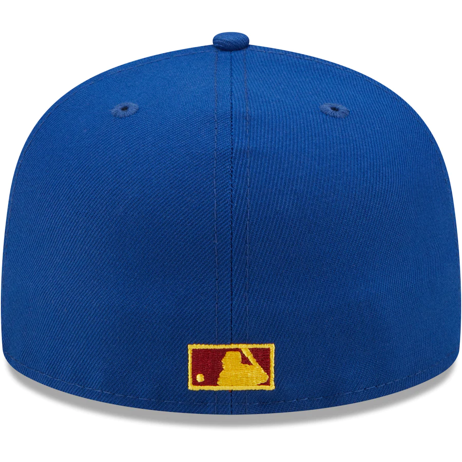 New Era Detroit Tigers Blue/Red Alternate Logo Primary Jewel Gold Undervisor 59FIFTY Fitted Hat