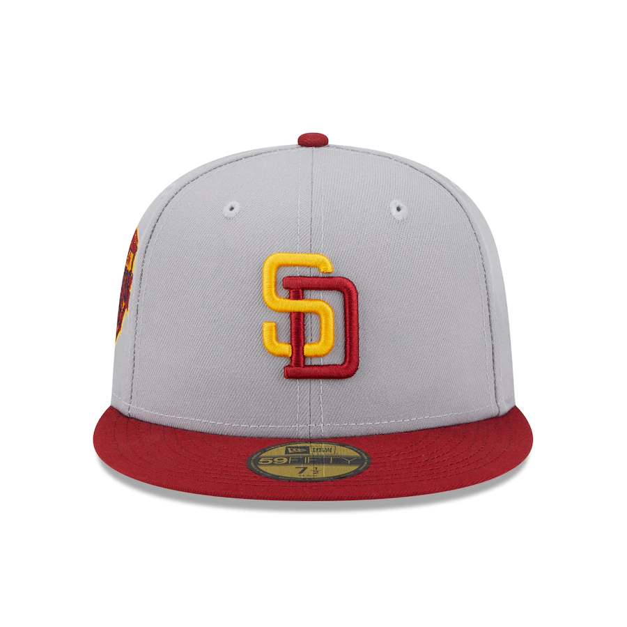 New Era San Diego Padres Gray/Red 1992 All-Star Game Navy Undervisor 59FIFTY Fitted Hat