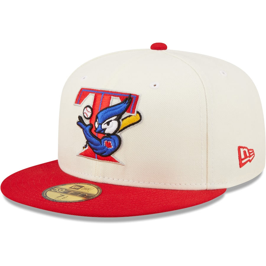 New Era Toronto Blue Jays White/Red Cooperstown Collection 1993 World