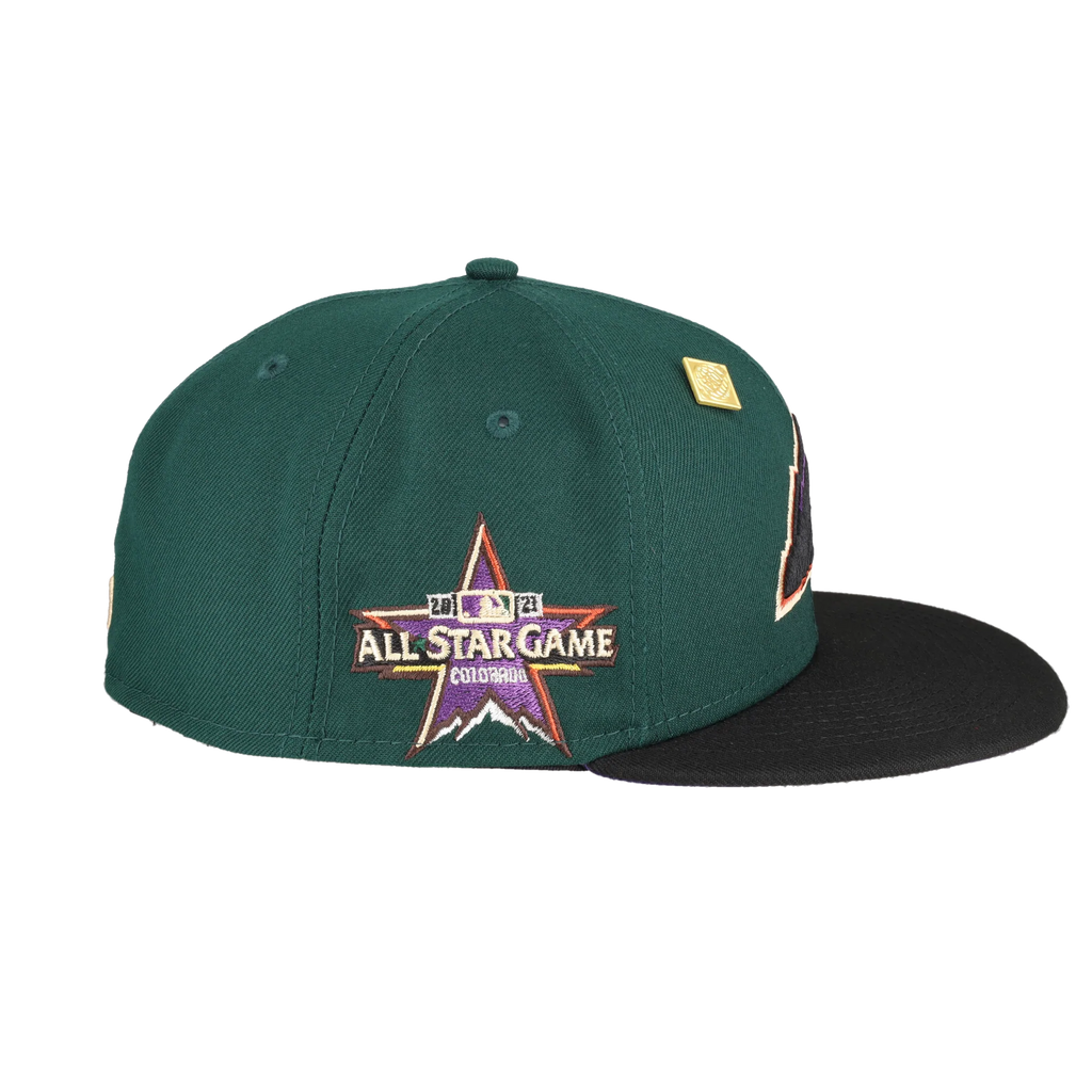 New Era Colorado Rockies Green Bark Collection 2021 All Star Game 59FIFTY Fitted Hat