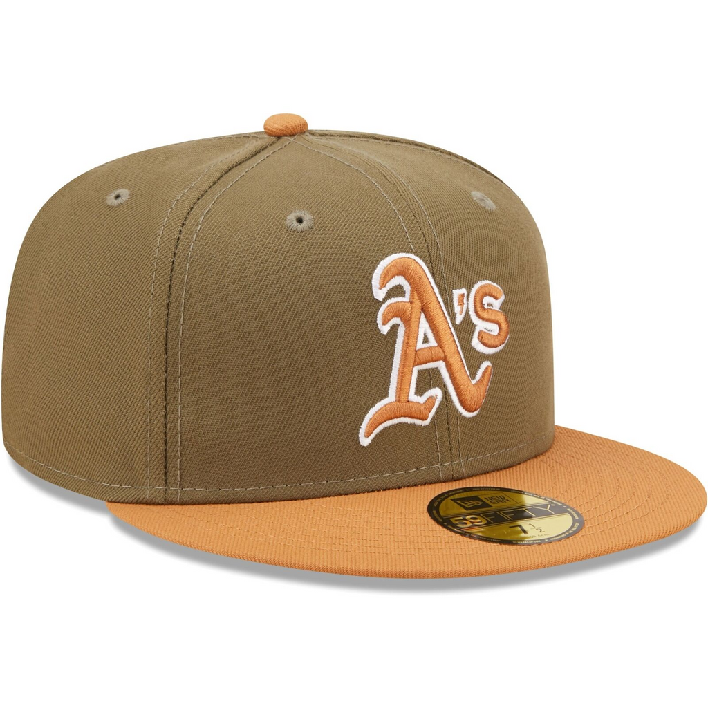 New Era Oakland Athletics Olive/Brown Two-Tone Color Pack 59FIFTY Fitted Hat