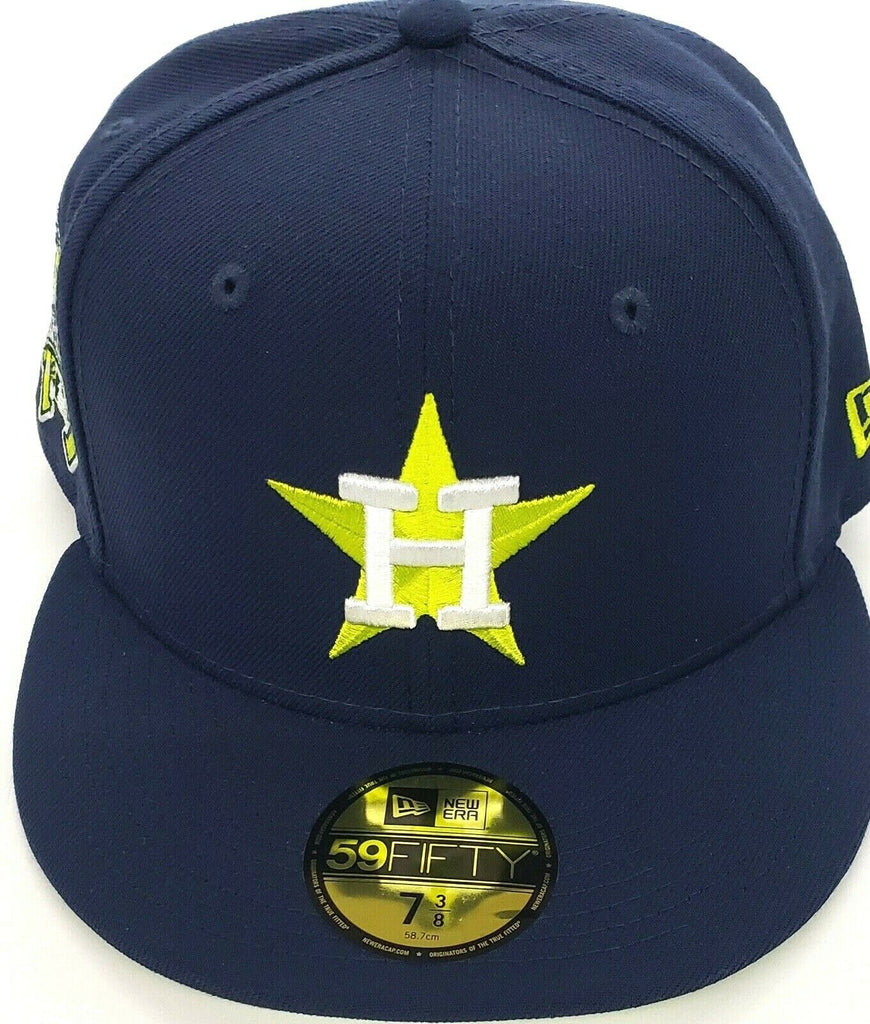 New Era Houston Astros Navy Blue/Lime Green 1986 All-Star Game 59FIFTY Fitted Hat