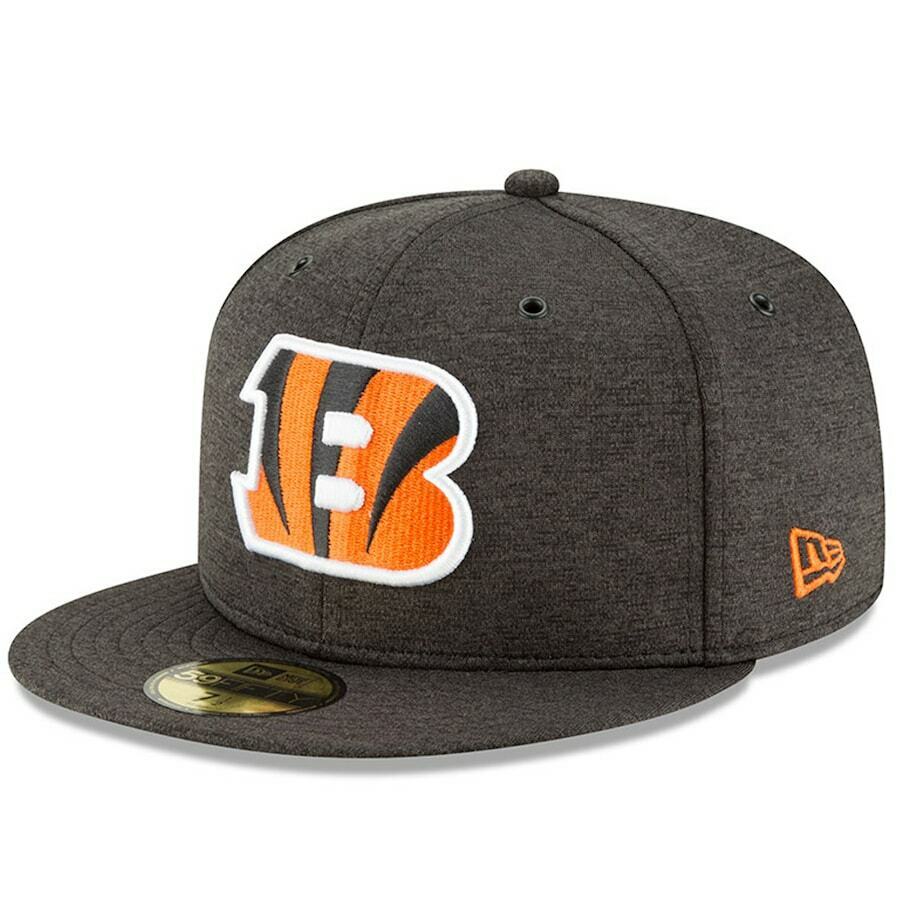 New Era Cincinnati Bengals Heather Brown 2018 NFL Sideline Home 59FIFTY Fitted Hat